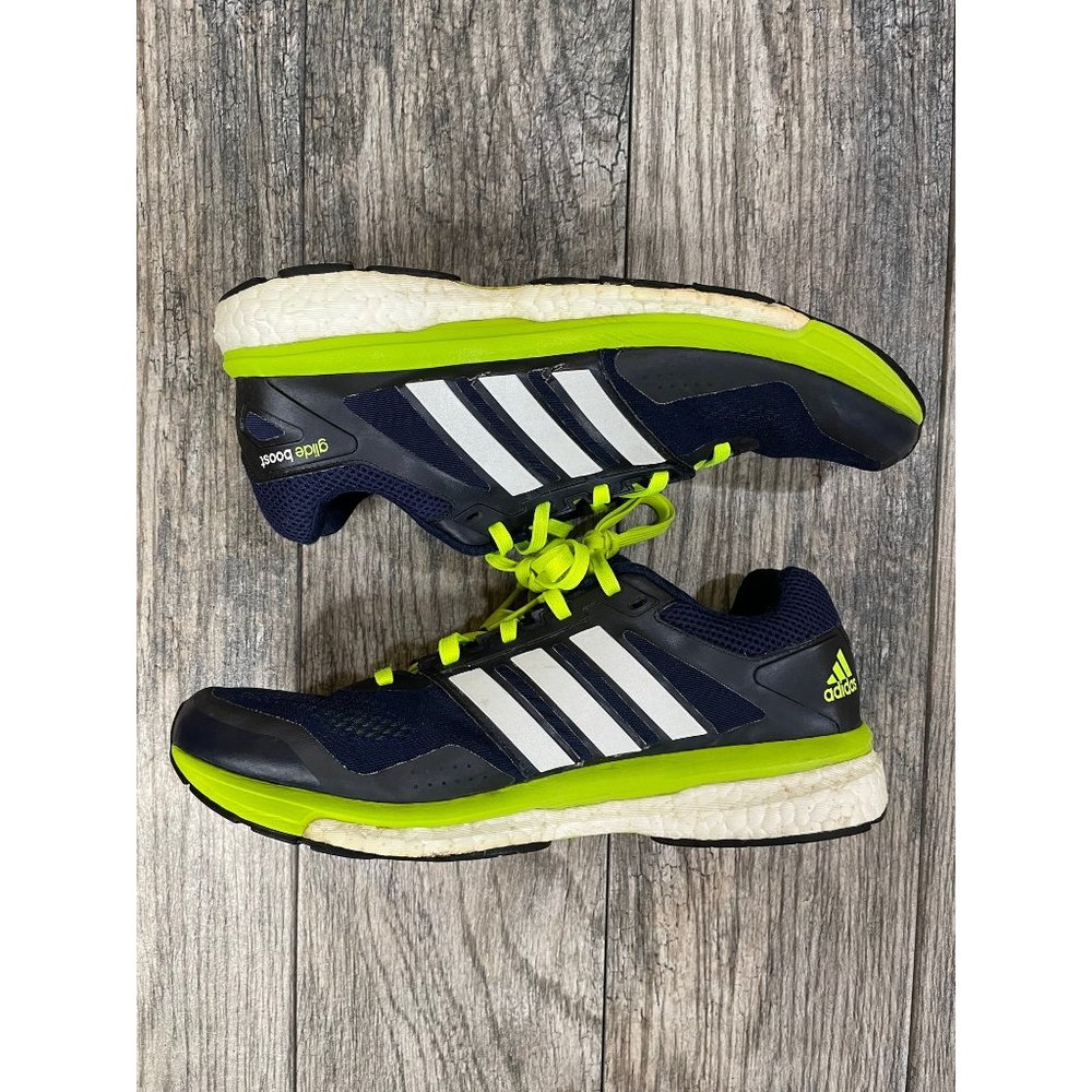 ADIDAS GLIDE BOOST SUPERNOVA Blue Mens Running Shoes Sneakers size 10 - Picture 6 of 12